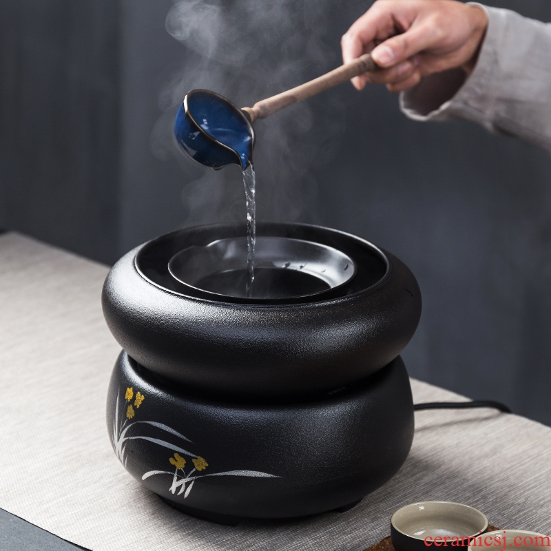 Qin Yi boiled tea ware ceramic boiling kettle black tea pu 'er tea stove home points to restore ancient ways the tea, the electric TaoLu suits