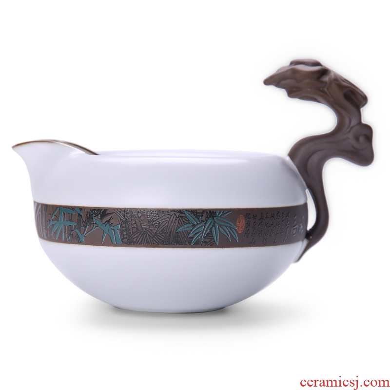 Japanese ceramics slicing in tang elder brother kiln kung fu tea accessories fair mug sea ice crack glaze tea tea ware