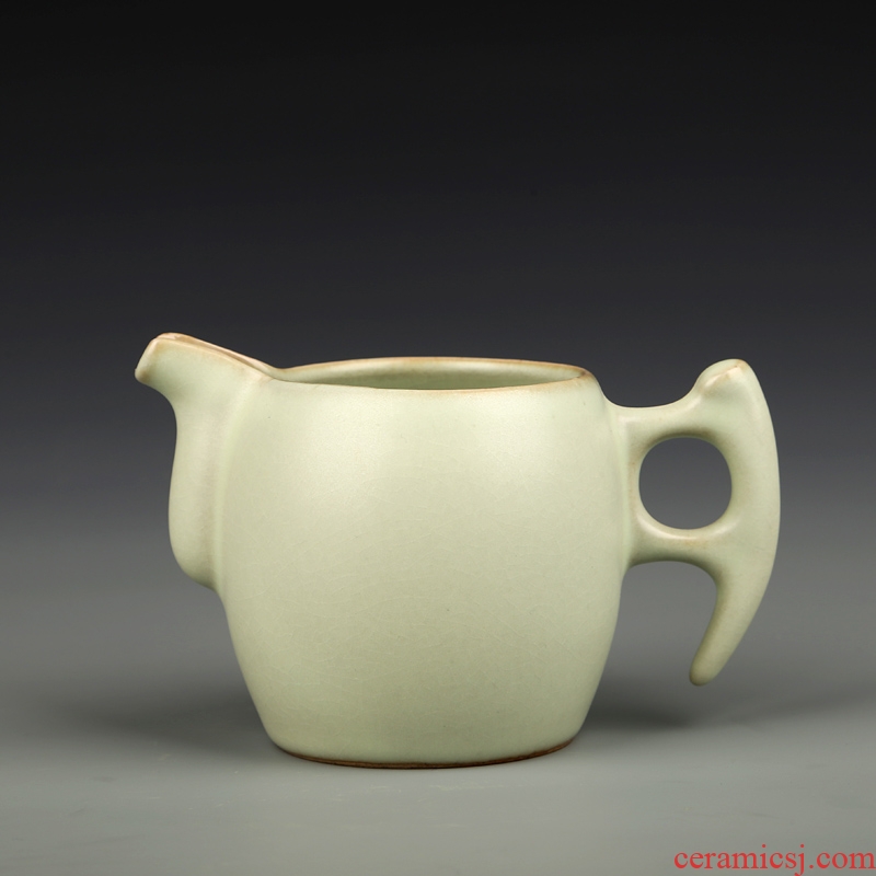 Gorgeous young coarse pottery tea sea your kiln kiln ceramic kung fu tea tea accessories side put points tea fair mug