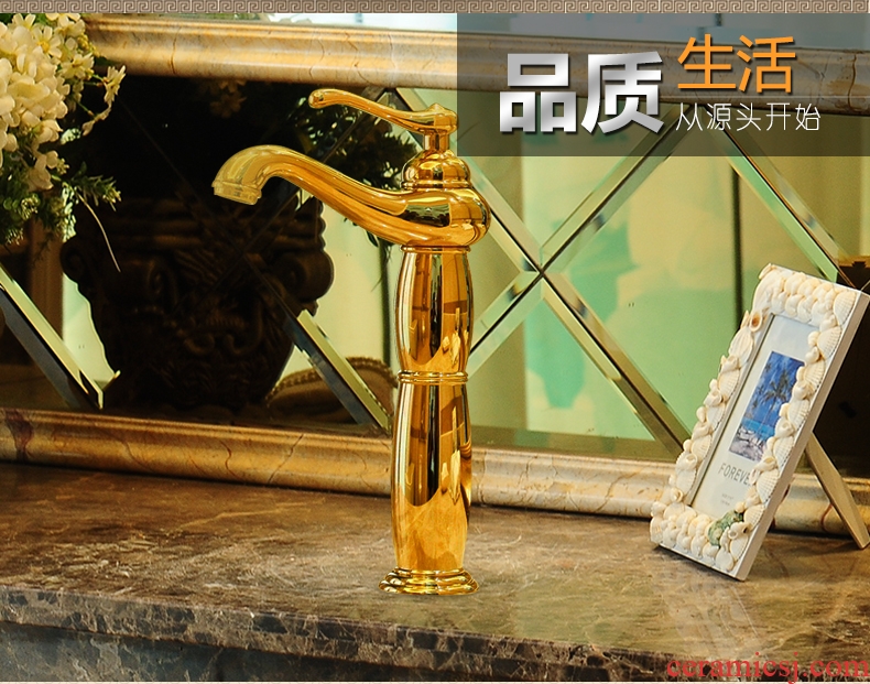 Jingdezhen ceramic art rain spring stage basin rectangle rectangle phnom penh lavatory bathroom sink