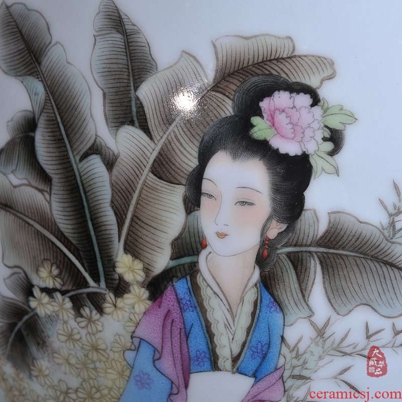 Dong-ming li jingdezhen ceramics powder enamel vase flower austral amorous feelings of modern household crafts are sitting room