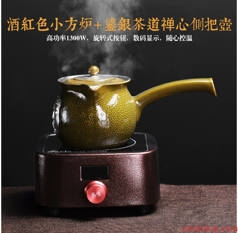 It still fang Japanese black tea boiled the teapot tea boiled tea exchanger with the ceramics heat side put the pot of household electricity TaoLu suits