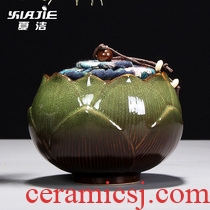 Four-walled yard pen XiCha wash bowl cup wash pot large kung fu tea accessories small ceramic tea set