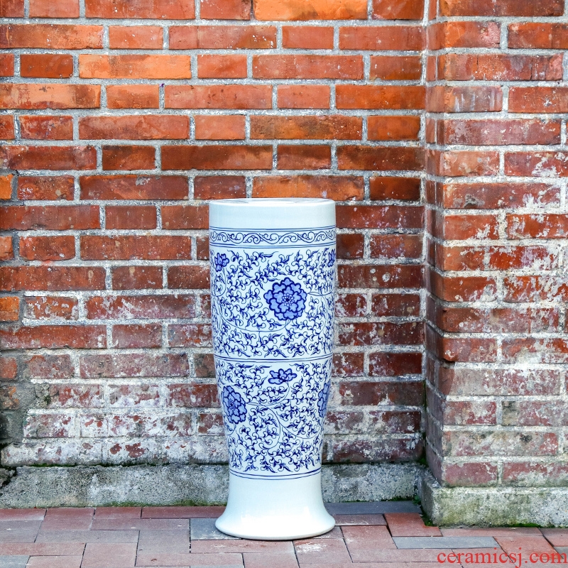 Pillar lavabo ceramics the pool that wash a face basin hand-painted porcelain art individuality outdoor balcony column toilet basin