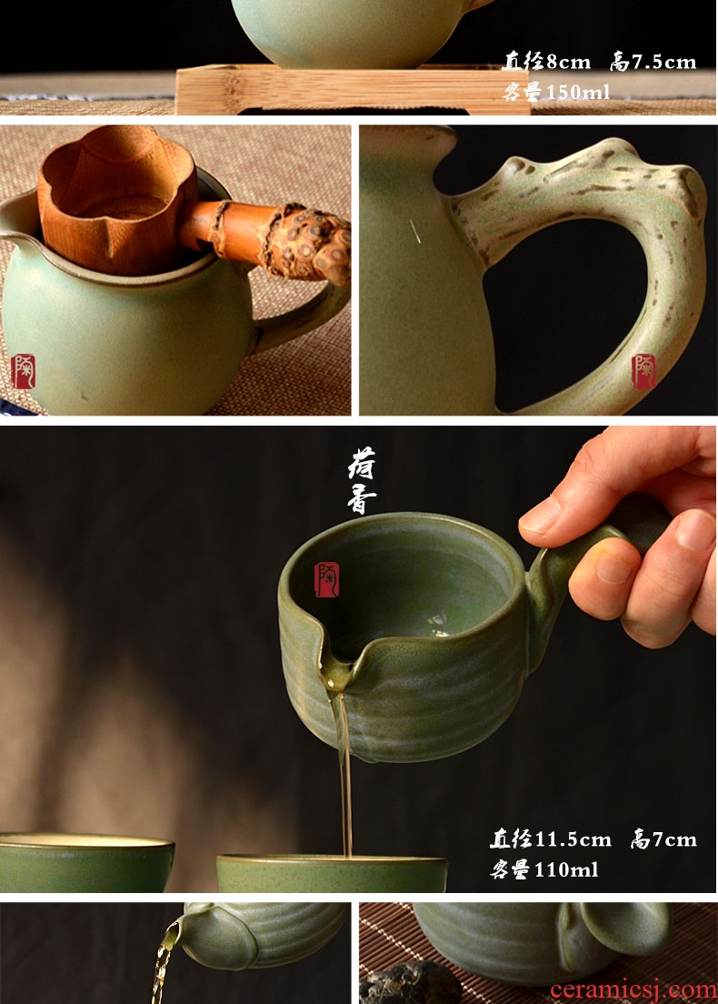 Tao fan manual clay coarse pottery archaize ceramic tea sea fair mug Taiwan Japanese undressed ore pu-erh tea ware