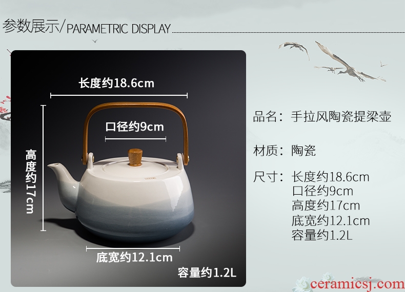 RongShan hall be precious little time three electric TaoLu boiled tea, tea stove teapot ceramic kettle household kung fu tea set size