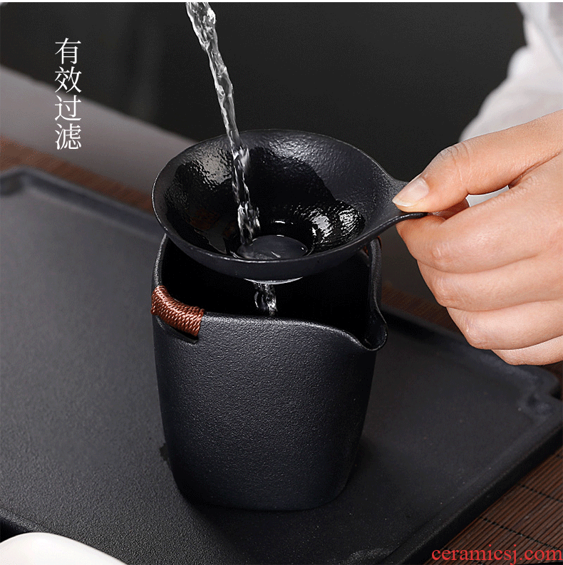 Tea seed kung fu tea accessories creative) tea tea strainer restoring ancient ways the teapot tea strainer insulation ceramic filter