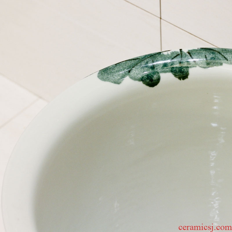 Spring rain of jingdezhen ceramic art basin of mop mop mop pool mop bucket mop pool mop basin