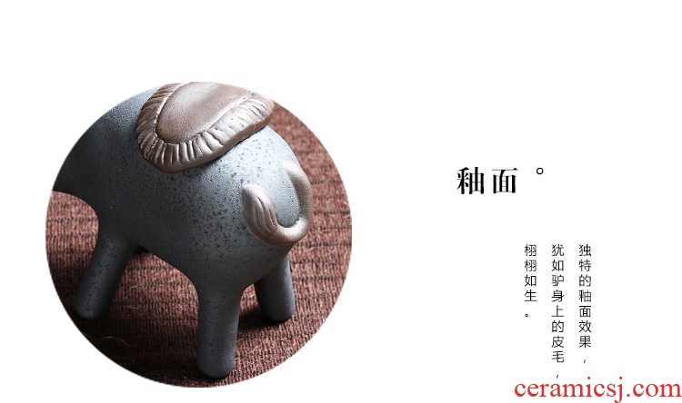 Chen xiang personality back incense back present donkey fair creative home furnishing articles the censer ceramic arts and crafts