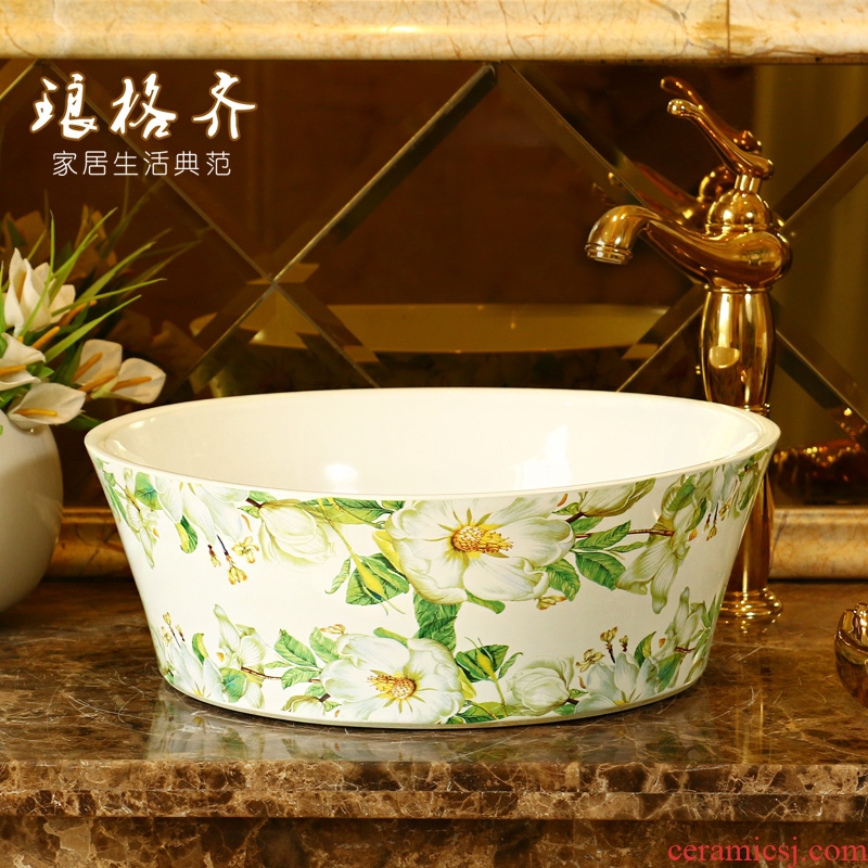 Koh larn, qi stage basin to jingdezhen ceramic lavabo that defend bath lavatory basin art quietly elegant is jasmine