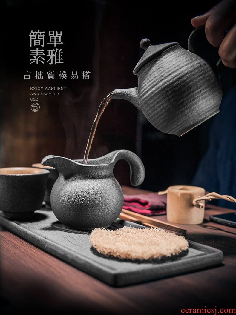 Mini tea tray and hall stream kung fu tea tea sea home tea saucer ceramic dry bubble saucer dish