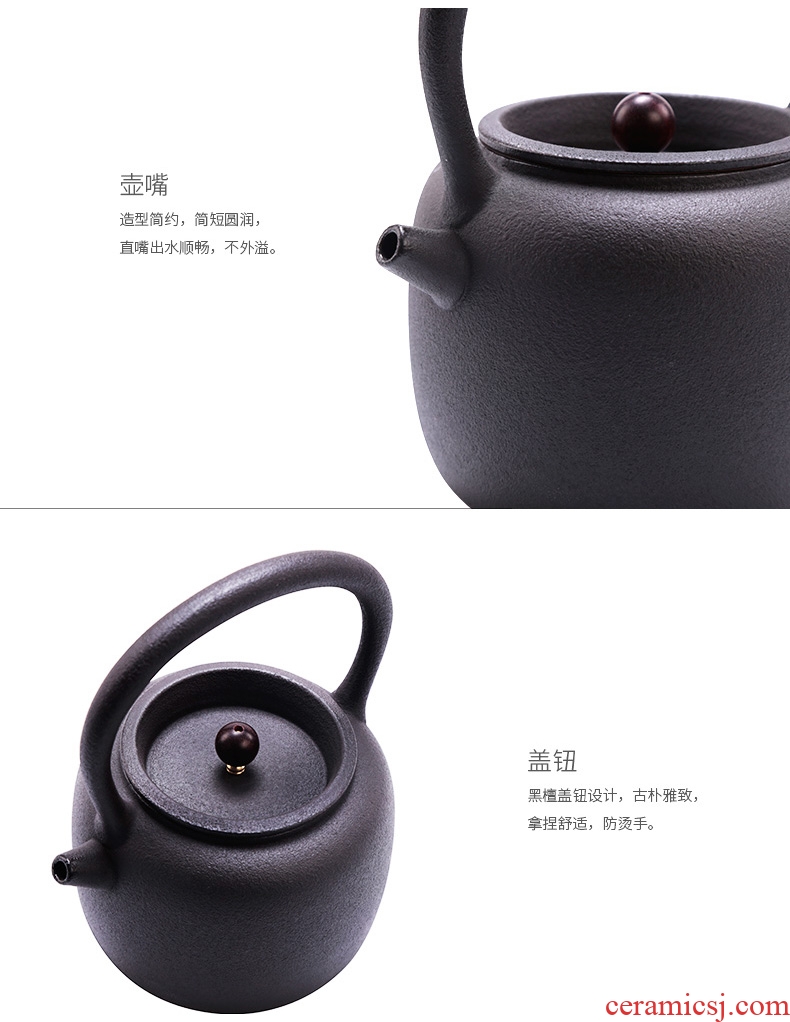 Tea seed Japanese hydropower TaoLu tea stove burning mini small pot boil tea exchanger with the ceramics mute home outfit