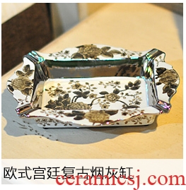 Murphy longquan crack restoring ancient ways of creative personality dried fruit dish jewelry boxes fashion decoration ceramics ashtray
