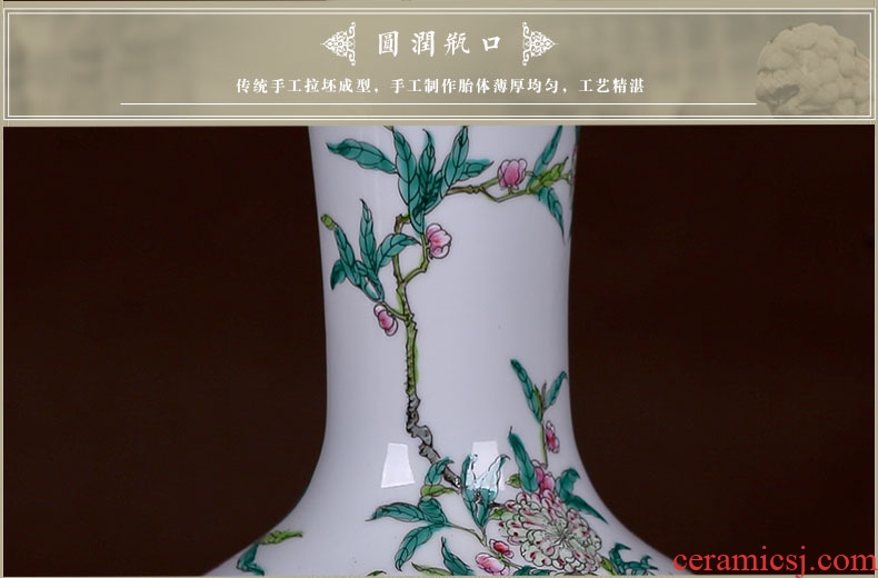 New Chinese style classical jingdezhen ceramics vases, flower arranging handicraft decorative furnishing articles antique household act the role ofing is tasted