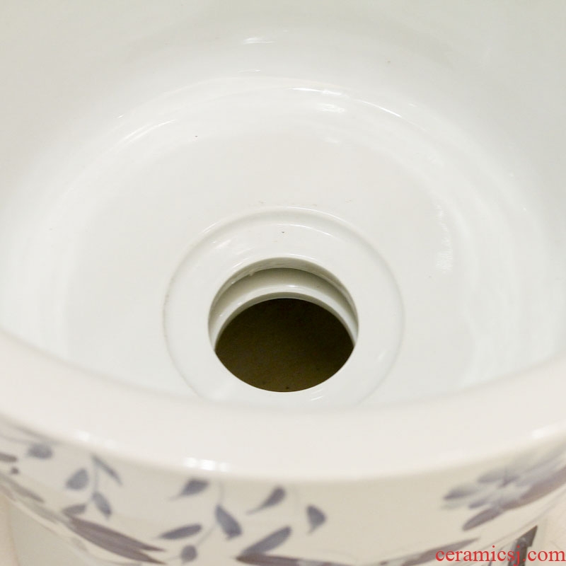 Rain spring basin blue and white porcelain of jingdezhen ceramic art mop pool outdoors mop mop basin bathroom mop pool
