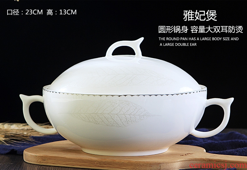 Jingdezhen ceramic tableware ceramics dishes home outfit matching your job rainbow noodle bowl bowl Chinese parts combination