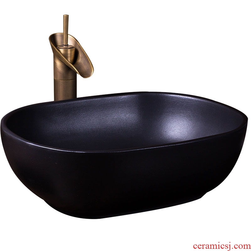 The stage basin oval ceramic face basin contracted household art toilet lavabo washbasin archaize bath home outfit