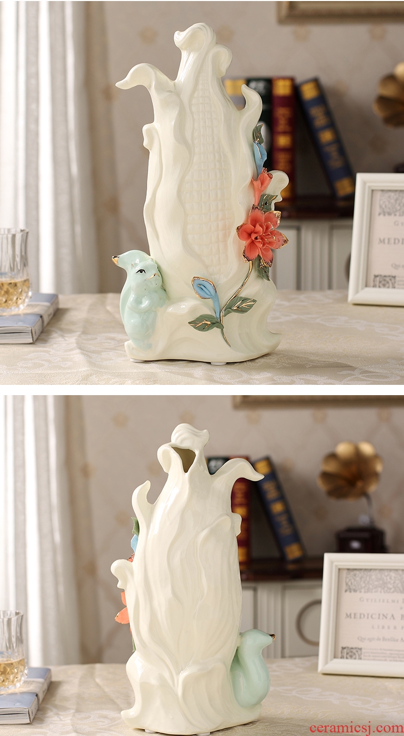 European ceramics elephant furnishing articles a family of three creative jingdezhen contracted and contemporary household act the role ofing is tasted small arts and crafts