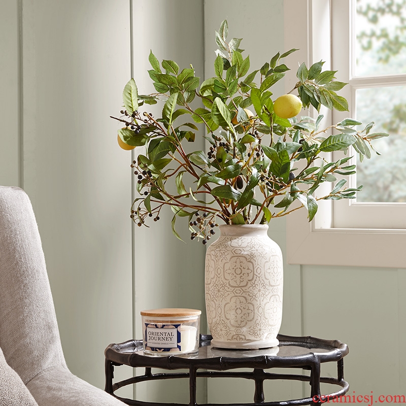 Harbor House insert American ceramic vase sitting room place dried flowers, bibury creative home decorations