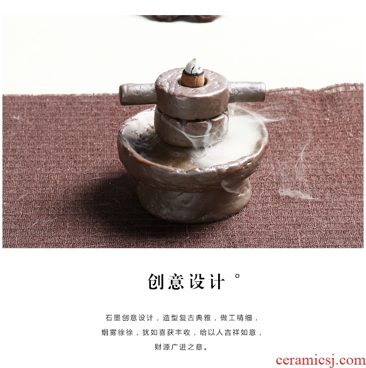 Chen xiang personality back incense back present donkey fair creative home furnishing articles the censer ceramic arts and crafts