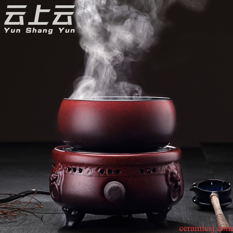 Cloud cloud boiling tea ware ceramic black electric teapot tea stove cooking health tea tea pot of warm tea machine electricity TaoLu