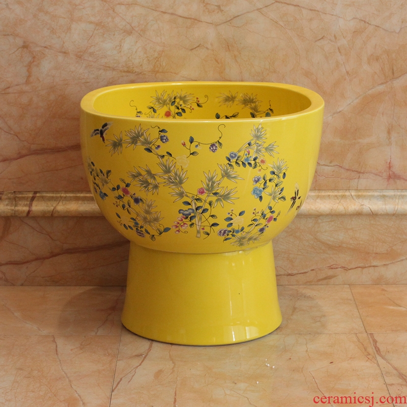 Mop pool balcony mop pool of modern ceramic art basin of mop mop pool toilet bathroom mop pool