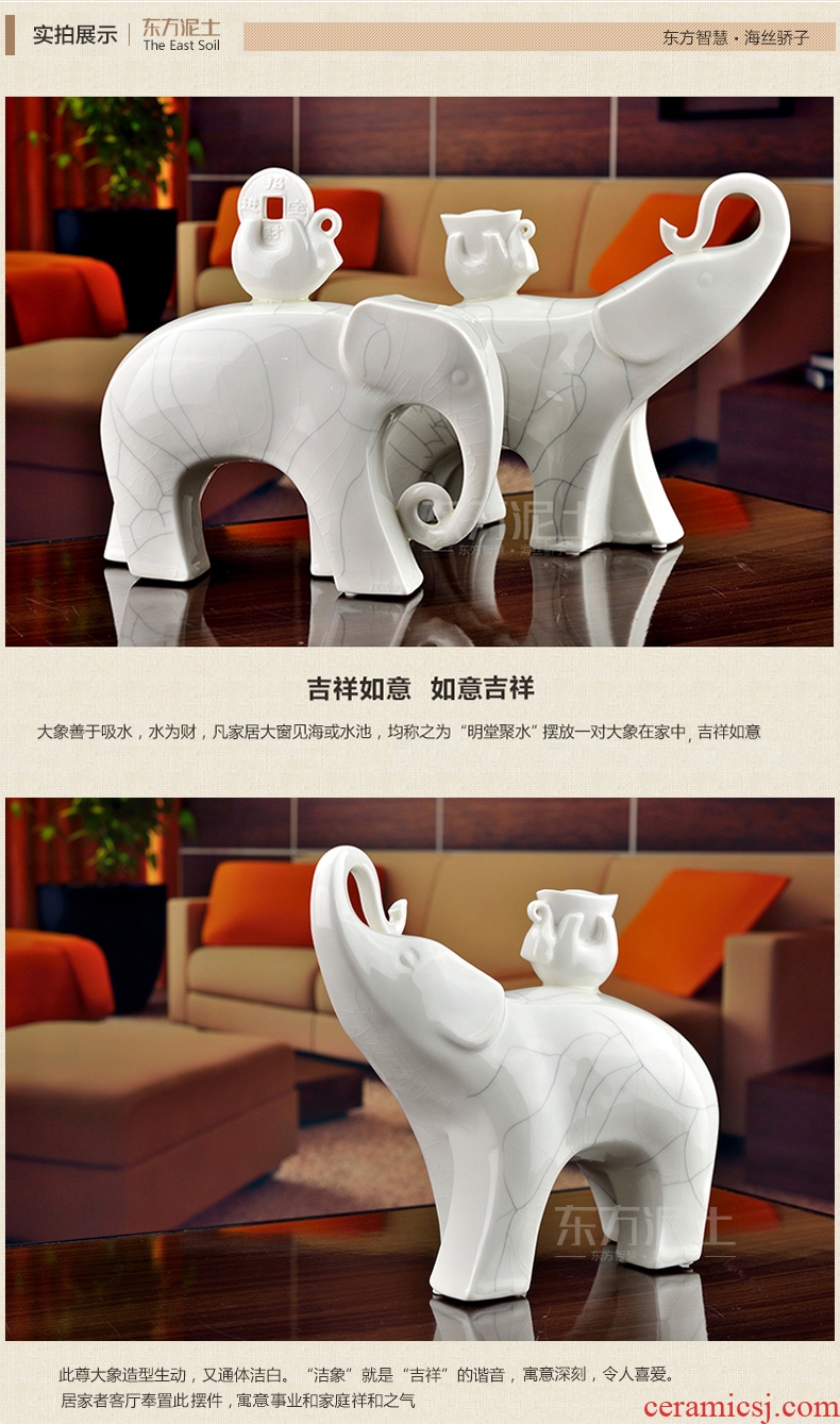 The east soil moved into gifts dehua white porcelain ceramic decoration home furnishing articles/sitting room like D02-43