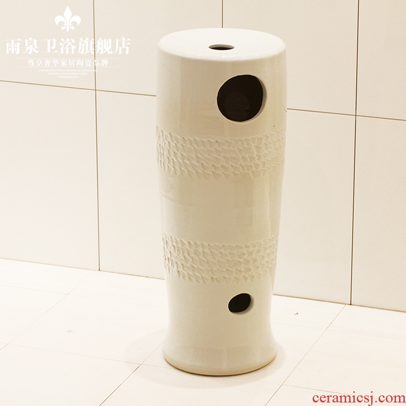 Jingdezhen ceramic column basin bathroom sinks the basin that wash a face water basin sink art balcony sink