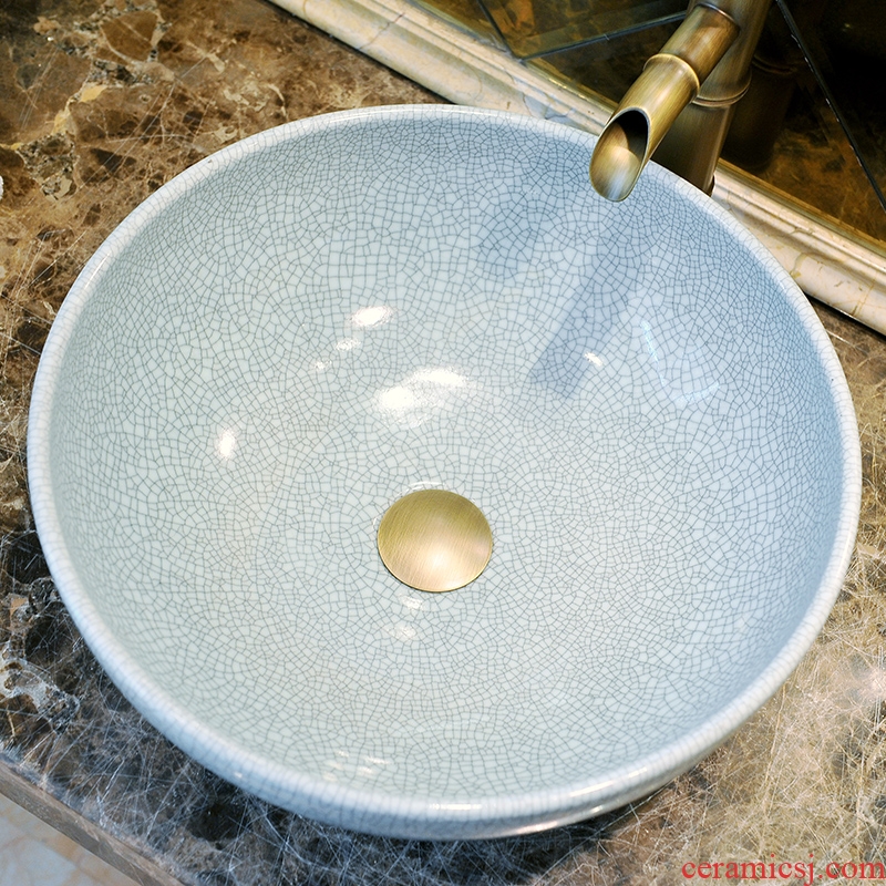 Fashion bath! Jingdezhen ceramic art basin basin stage basin sinks the sink - crack glaze A8