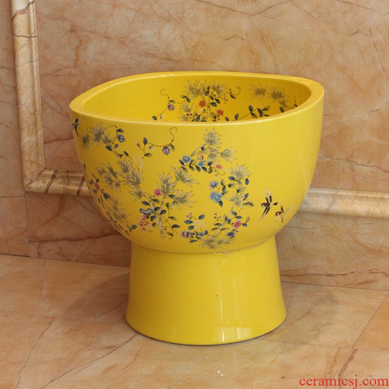 Mop pool balcony mop pool of modern ceramic art basin of mop mop pool toilet bathroom mop pool