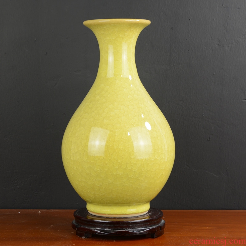 Jingdezhen ceramic vase restoring ancient ways furnishing articles of Chinese style living room dry flower arranging flowers home TV ark porcelain ornaments