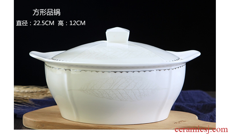 Jingdezhen ceramic tableware ceramics dishes home outfit matching your job rainbow noodle bowl bowl Chinese parts combination