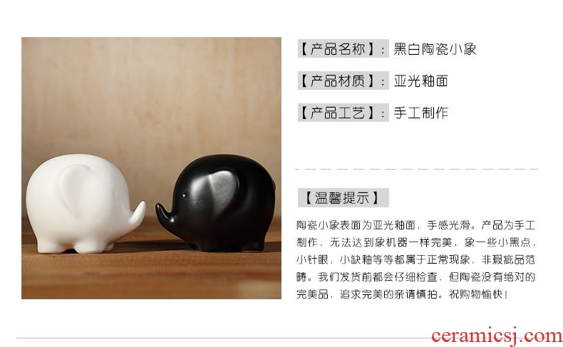 Zakka creative ceramic handicrafts object and white girlfriend married love gift couple furnishing articles