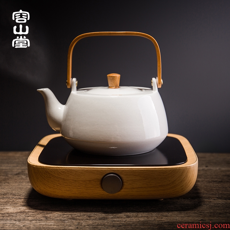 RongShan hall be precious little time three electric TaoLu boiled tea, tea stove teapot ceramic kettle household kung fu tea set size