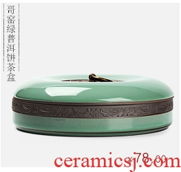 It still fang open the slice of a complete set of kung fu tureen hand grasp the teapot pot of celadon imitation song dynasty style typeface elder brother kiln ceramic tea set