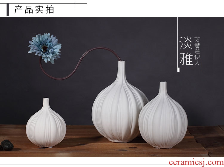 Furnishing articles household act the role ofing is tasted contemporary and contracted fashion soft adornment example room sitting room abstract vase of jingdezhen ceramics