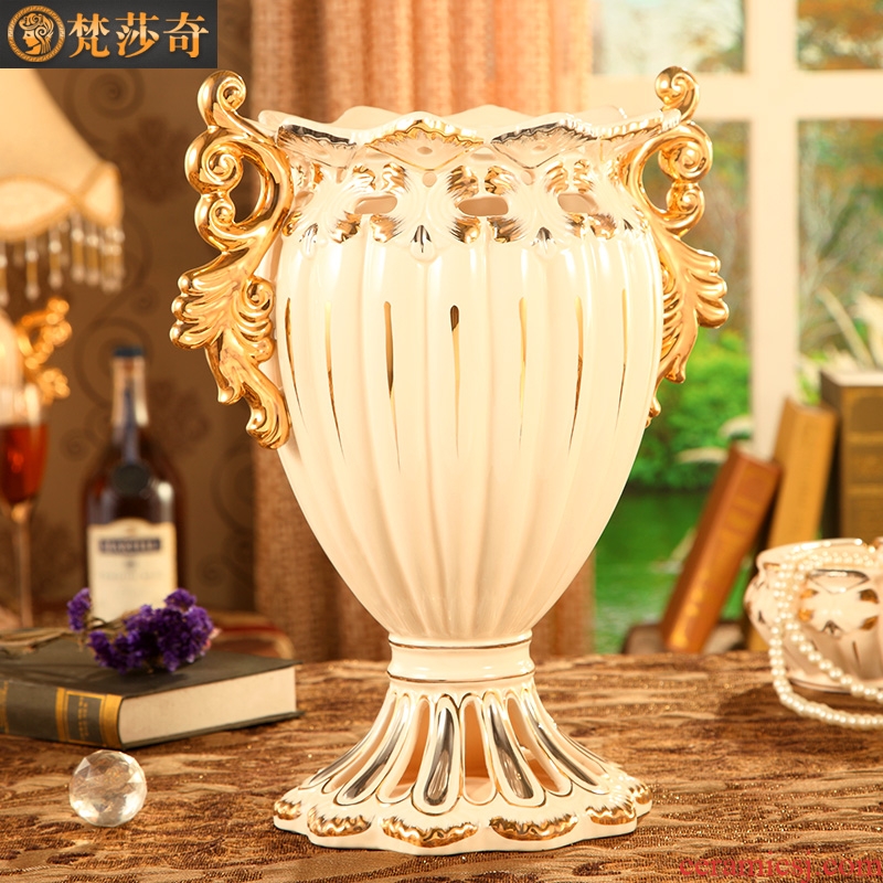 Vatican Sally European vase sitting room place villa large flower arranging exchanger with the ceramics TV ark decoration decoration arts and crafts