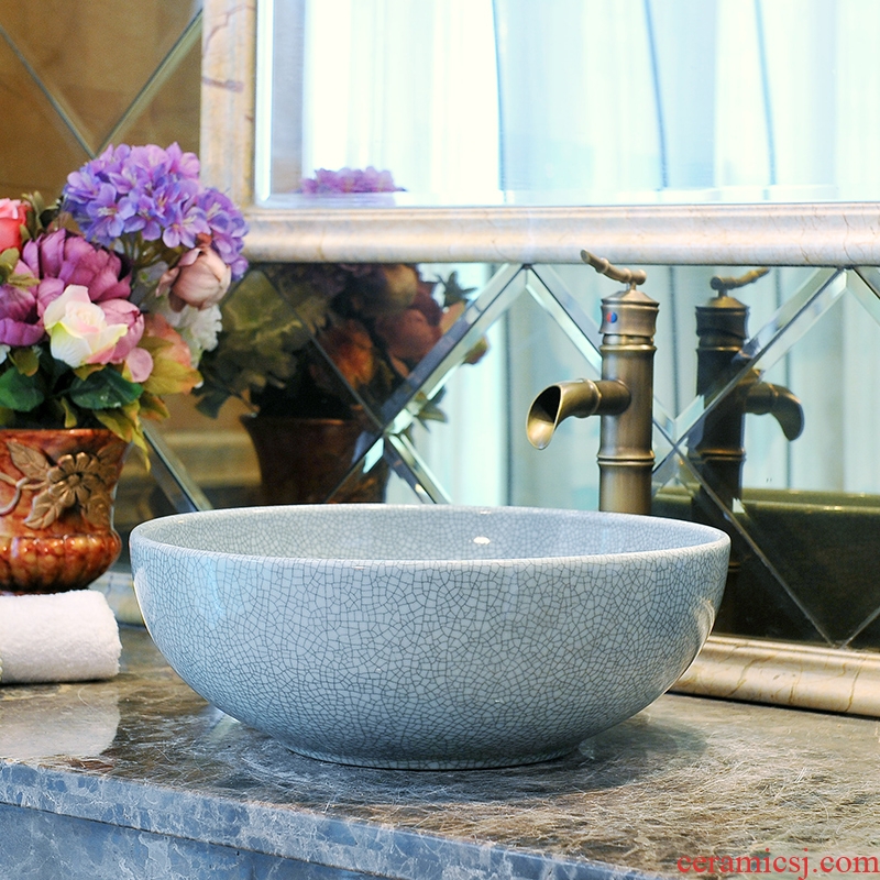 Fashion bath! Jingdezhen ceramic art basin basin stage basin sinks the sink - crack glaze A8