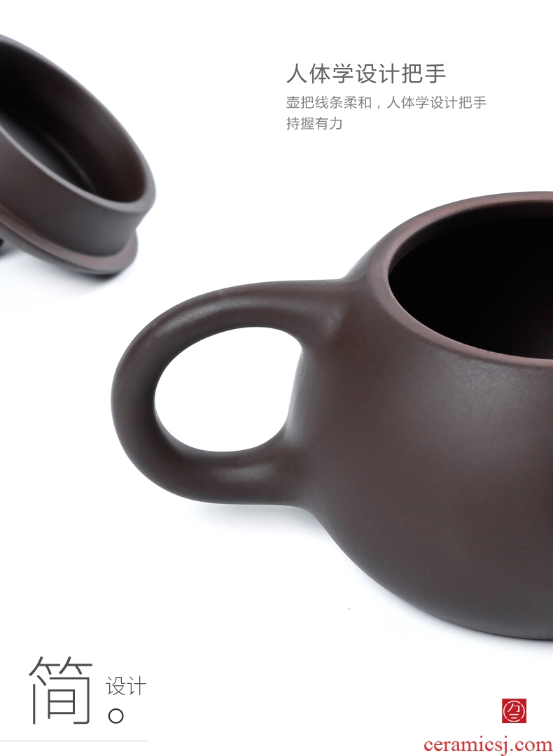 Three thousand ceramic tea village beauty make tea pot of yixing purple sand pot of purple clay manually single pot of kung fu tea pot