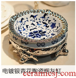 Murphy longquan crack restoring ancient ways of creative personality dried fruit dish jewelry boxes fashion decoration ceramics ashtray