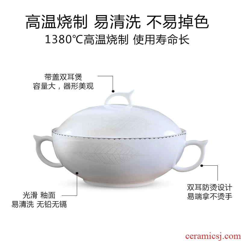 Jingdezhen ceramic tableware ceramics dishes home outfit matching your job rainbow noodle bowl bowl Chinese parts combination