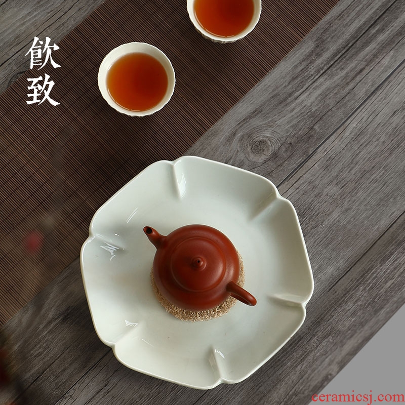 Drink to the secret 12 water dry foam plate machine archaize ceramic glaze pot pot of Japanese kung fu tea set a pot of tea tray