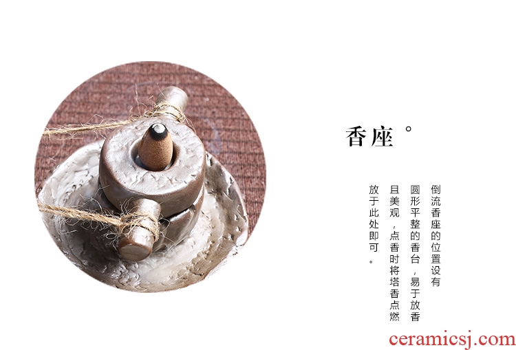 Chen xiang personality back incense back present donkey fair creative home furnishing articles the censer ceramic arts and crafts