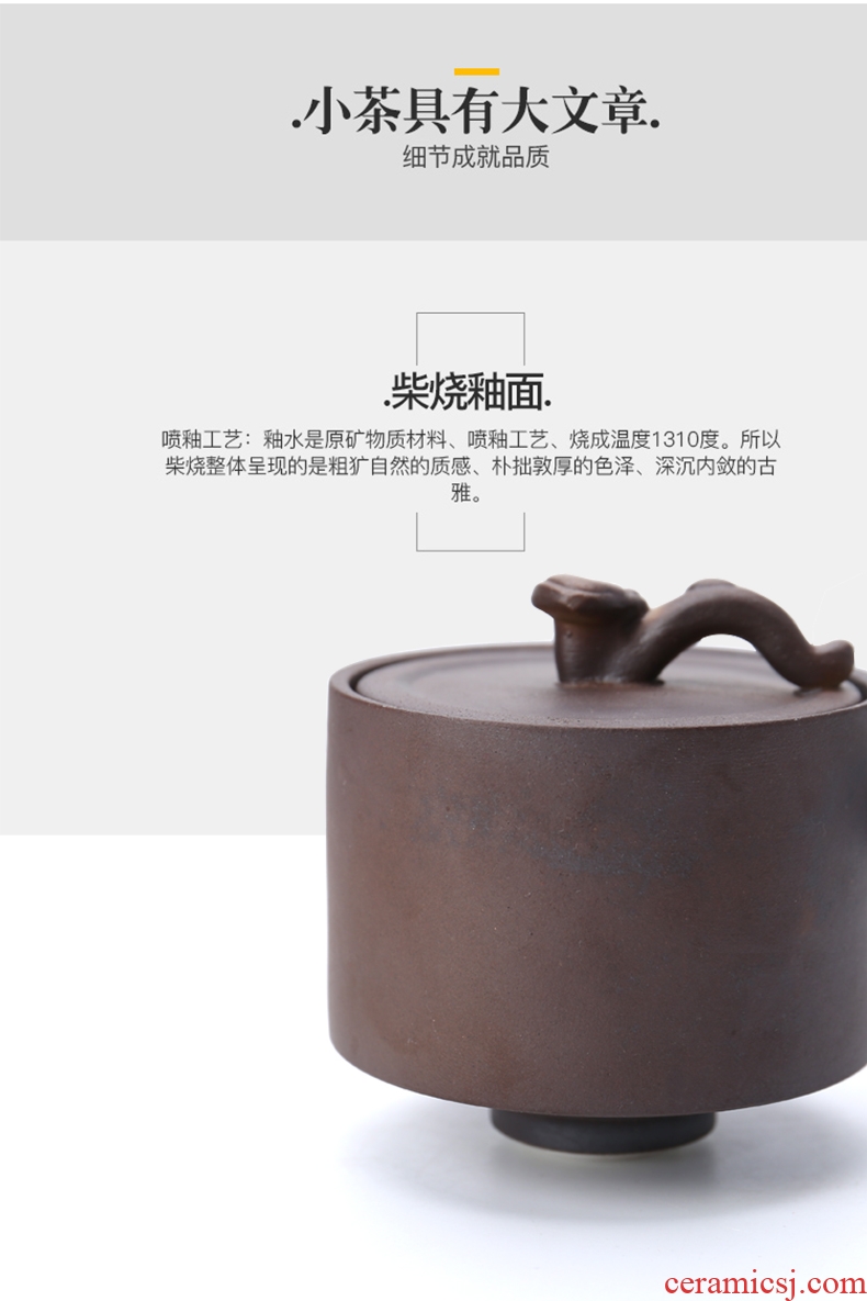 Ronkin firewood half automatic make tea tea set lazy atone creative ceramic teapot tea cup set