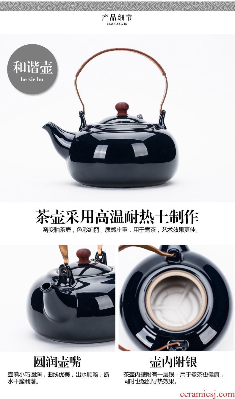 Bin, ceramic electric TaoLu the tea boiled tea, the electric heating boiling kettle household black tea tea stove tea set