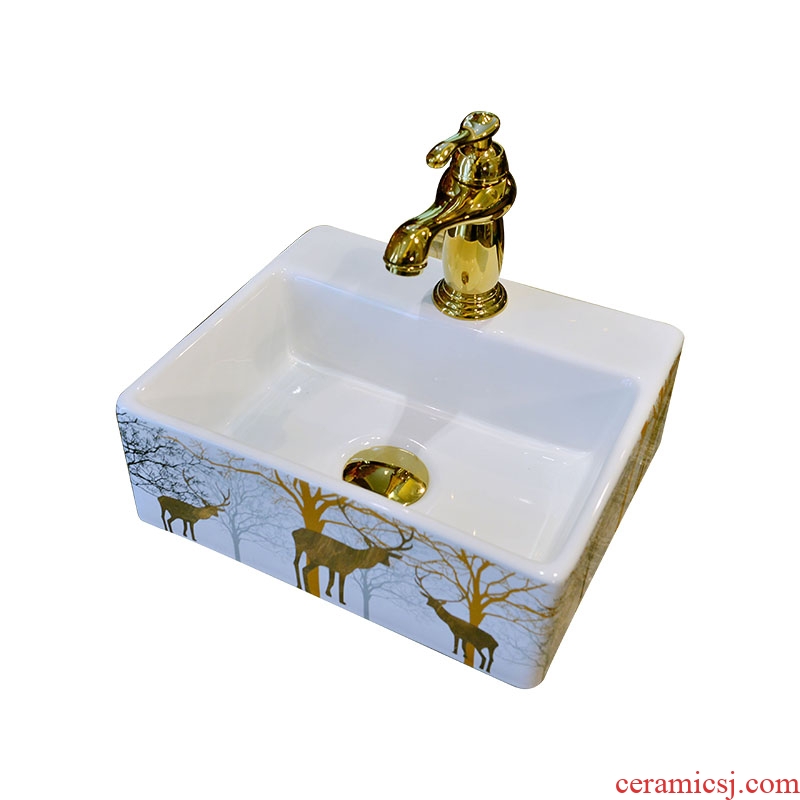 American wash basin stage art ceramics on the sink basin basin bathroom sinks restoring ancient ways