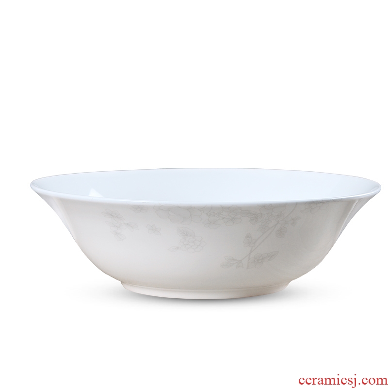 Bowl of 9 "Chinese style household jingdezhen ceramics contracted jobs rainbow noodle bowl ceramic bone China tableware hot 9 scoop soup bowl