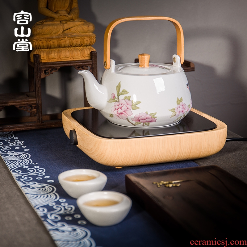 RongShan hall be precious little time three electric TaoLu boiled tea, tea stove teapot ceramic kettle household kung fu tea set size