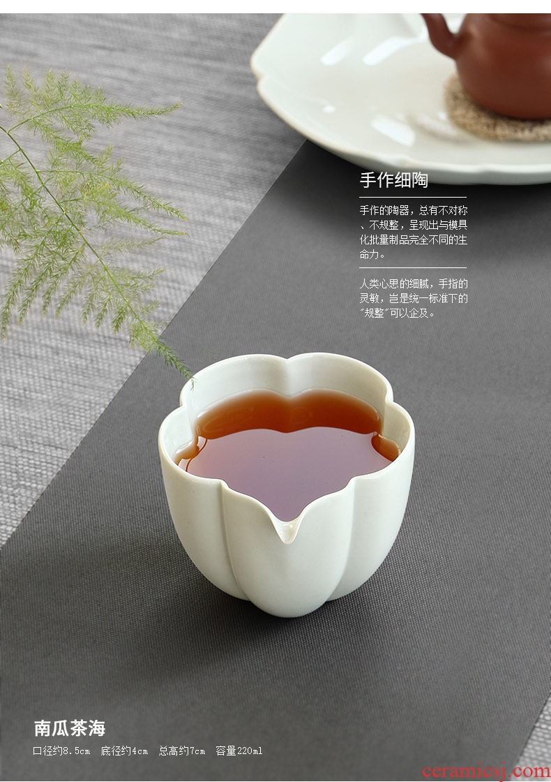 Drink to the secret glaze fine ceramic fair mug Japanese tea ware ceramic pottery points kung fu tea set size without the cup