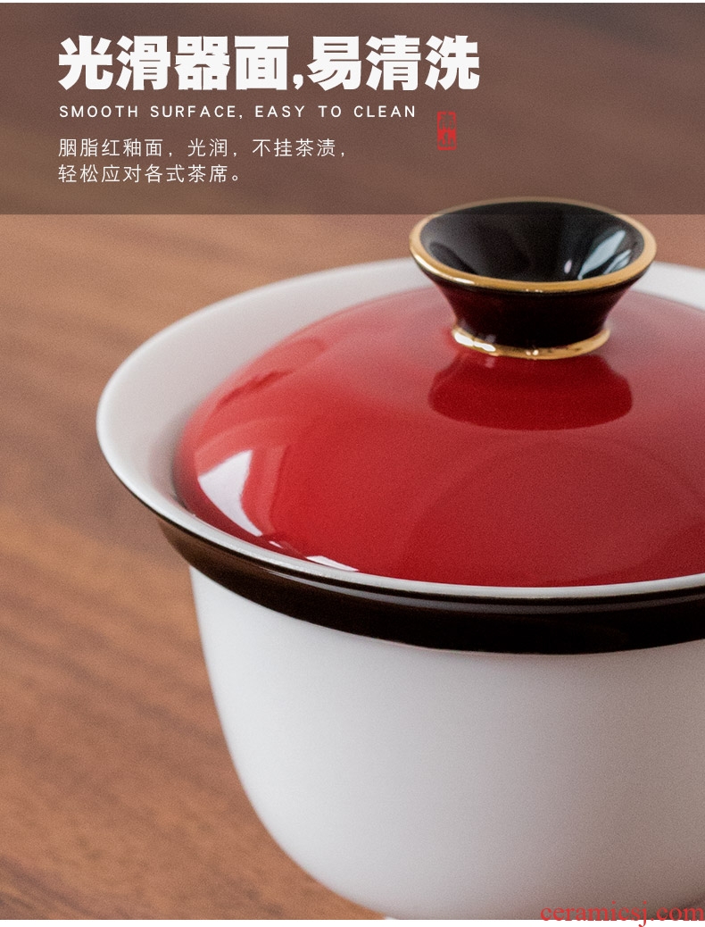 Mr Nan shan court cap crack cup contracted portable is suing travel package type ceramic kung fu tea set